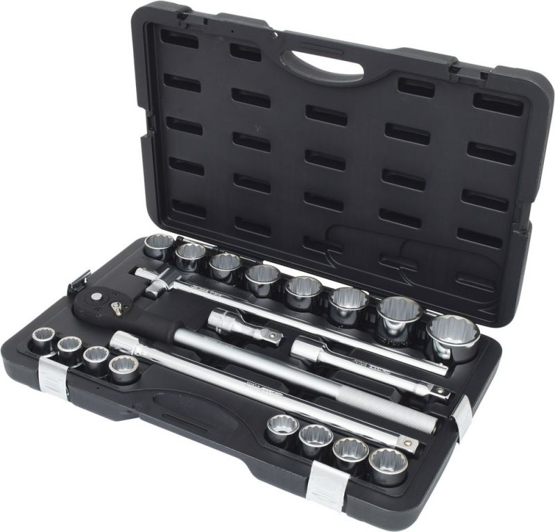 KS TOOLS 3/4" Coffret de douilles, 21 pcs 12 pans - 911.0751