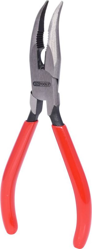 KS Tools Flachrundzange, gebogen, 165mm - 115.1318