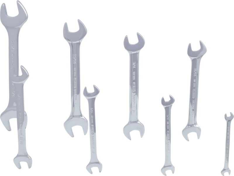 KS Tools CHROMEplus Doppel-Maulschlüssel-Satz, 8-tlg - 518.3200