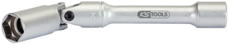 KS TOOLS 3/8" Douilles articulées pour bougies, longues, 150mm, 16mm - 500.7316