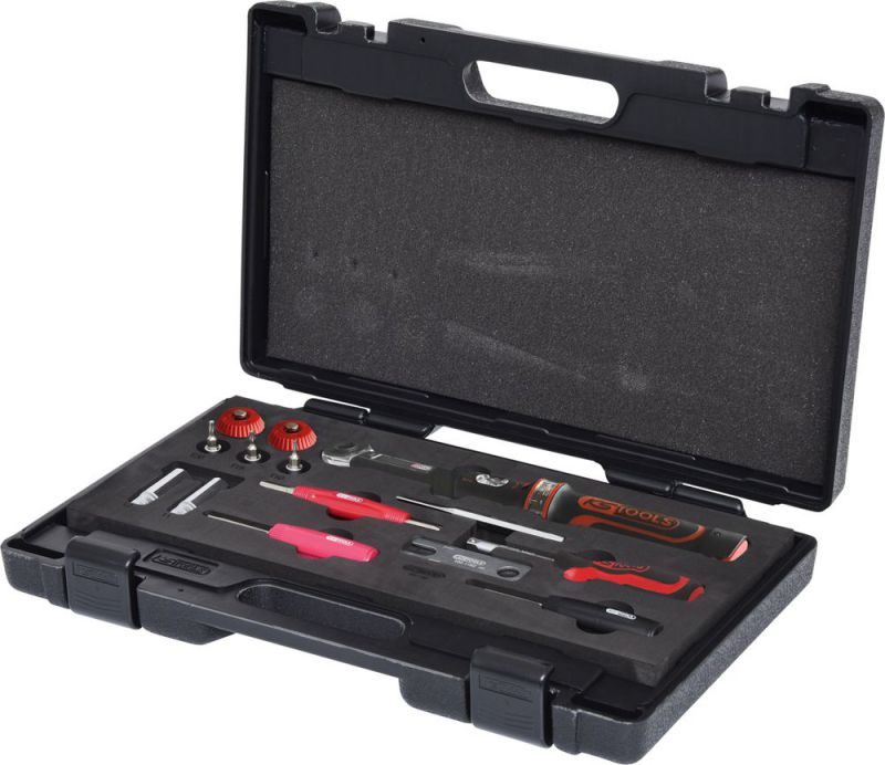 KS TOOLS Coffret d'outils TPMS pour systèmes de contrôle de pression des pneus, 13 pcs - 100.1180