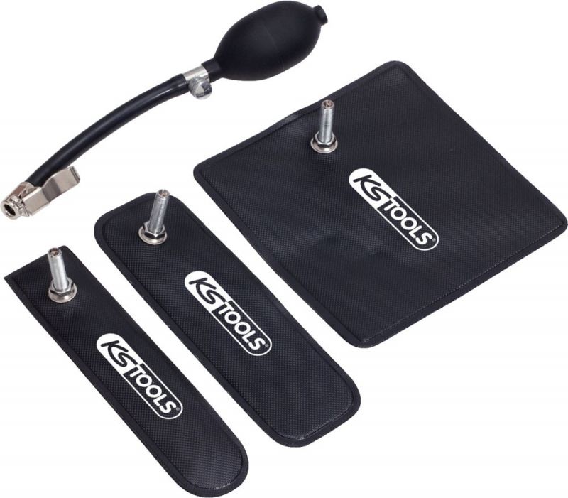 KS Tools Druckkissen-Satz mit Handpumpe, 4-tlg - 150.1685