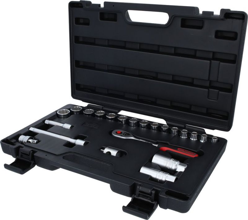 KS TOOLS 3/8" Jeu de douilles 12 pans, 22 pcs - 911.3995