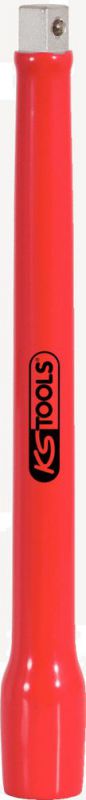 KS Tools 1/2" Verlängerung mit Schutzisolierung und Schraubenarretierung, 250mm - 117.1203