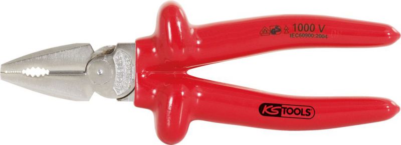 KS Tools 1000V Kraft-Kombinationszange, 205mm - 117.1276