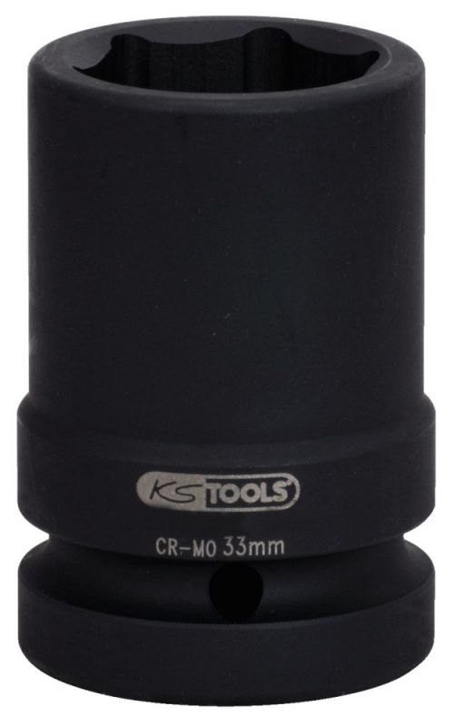 KS TOOLS 1" Douilles à chocs 6 pans, mi-longues, 33mm - 515.2133