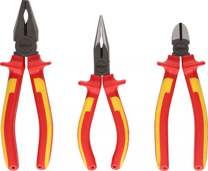 KS Tools ERGOTORQUE VDE Zangen-Satz, 3-tlg - 117.1110