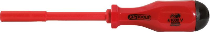KS Tools 1/4" Bit-Schraubendreher mit Schutzisolierung und Magazin - 117.1625