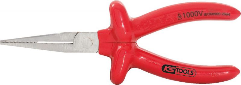 KS Tools 1000V Langbeck-Flachzange, 160mm - 117.1299