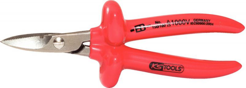 KS TOOLS Cisaille 1000V, 180 mm - 117.1206