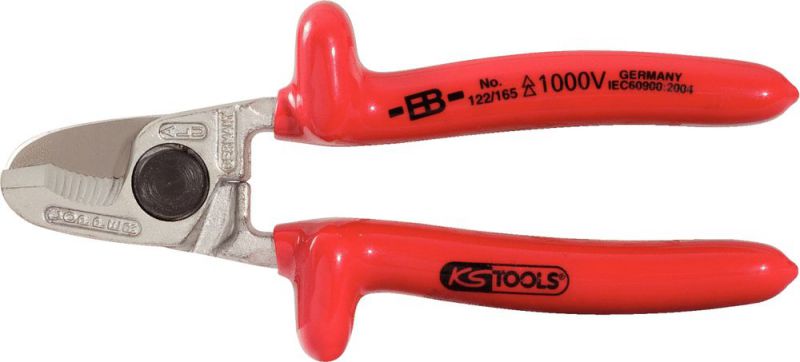 KS TOOLS Cisaille à main 1000V, 165 mm - 117.1287