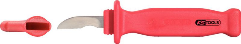 KS TOOLS Dénudeur de câbles avec revêtement isolant, 195 mm - 117.1395
