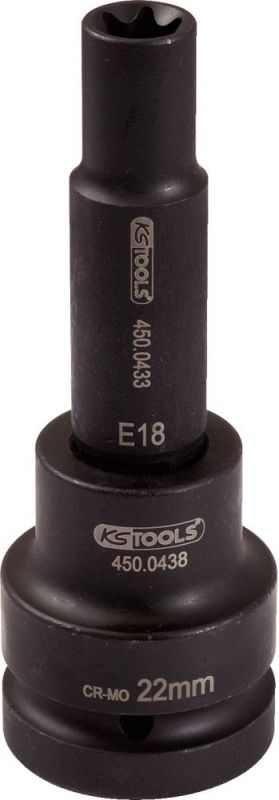 KS TOOLS 3/4" Douilles à chocs Torx E, longues, E22 - 450.0453