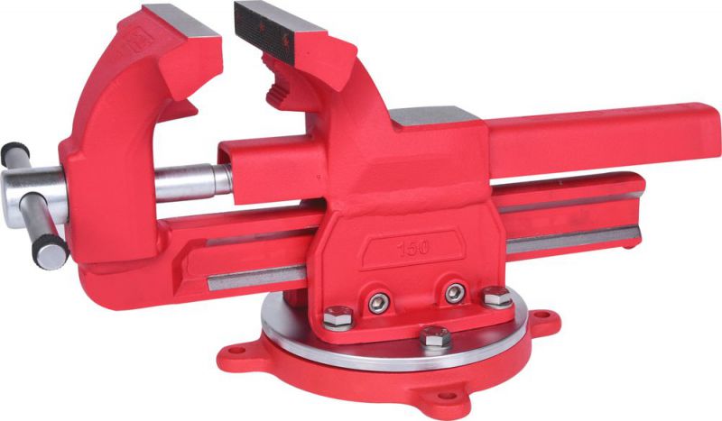 KS TOOLS Étau à mors parallèles avec plateau tournant, 147 mm - 914.0035