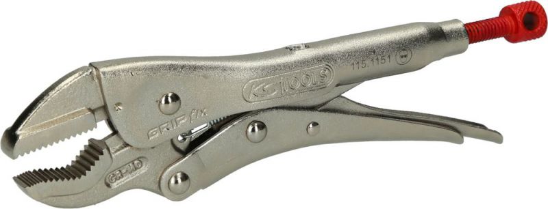 KS TOOLS Pince étau, mors en V, 185 mm - 115.1151