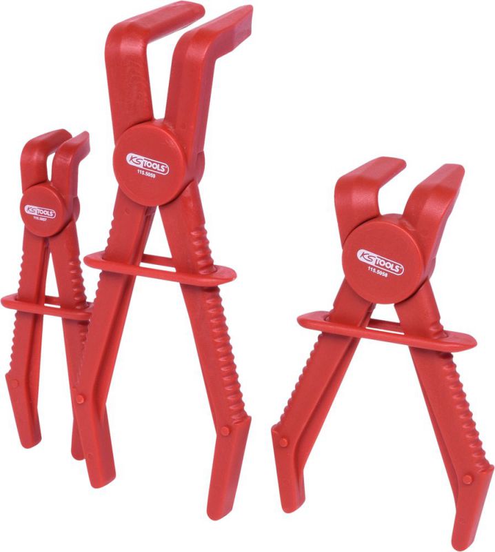 KS TOOLS Jeu de pinces à clamper 90°, 3 pcs - 115.5055