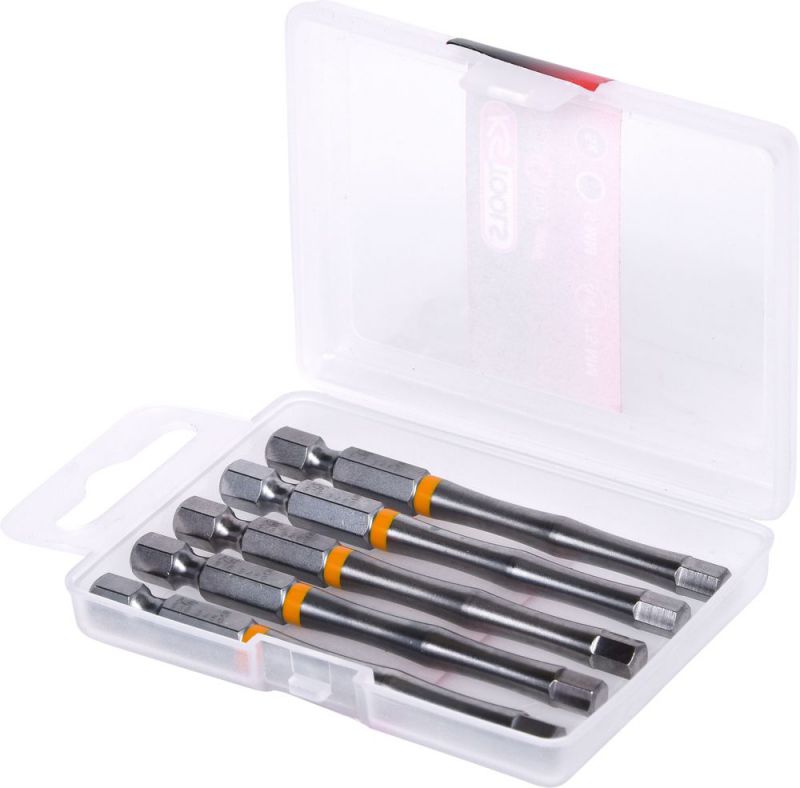 KS TOOLS 1/4" Embouts six pans intérieurs TORSIONpower, 75 mm, 5 mm, pack de 5 - 918.3461