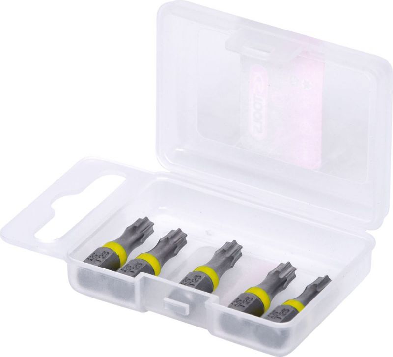 KS TOOLS 1/4" Embouts Torx TORSIONpower, 75mm, T10, pack de 5 - 918.3551