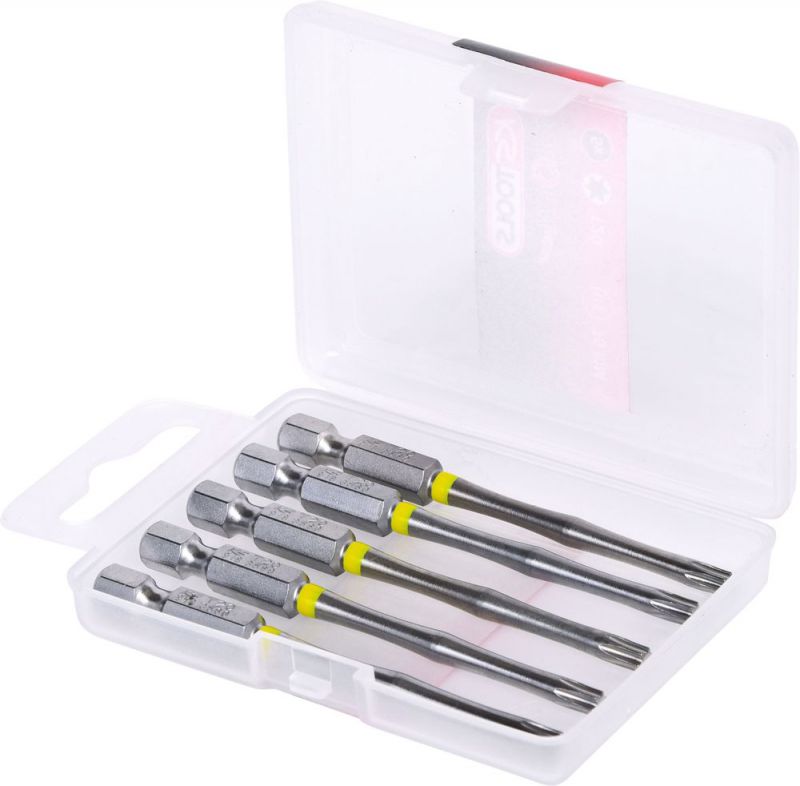 KS TOOLS 1/4" Embouts Torx TORSIONpower, 75mm, T20, pack de 5 - 918.3561