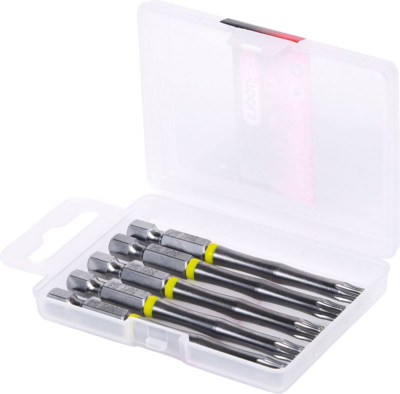 KS TOOLS 1/4" Embouts Torx TORSIONpower, 75mm, T30, pack de 5 - 918.3576