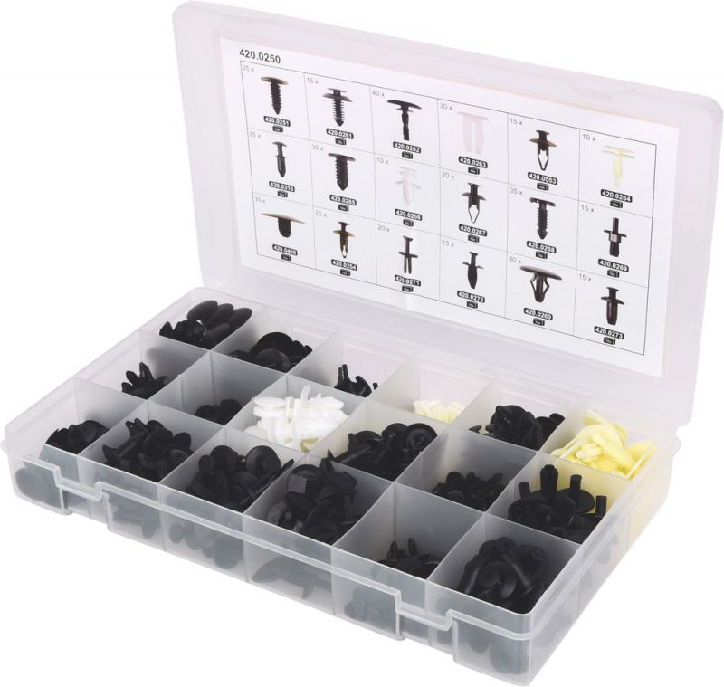 KS Tools Befestigungs-Clip-Satz für Ford, 415-tlg - 420.0250