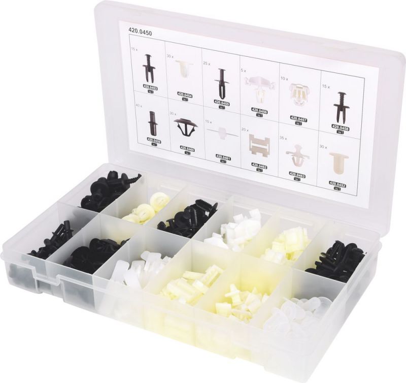KS Tools Befestigungs-Clip-Satz für Mercedes, 270-tlg - 420.0450