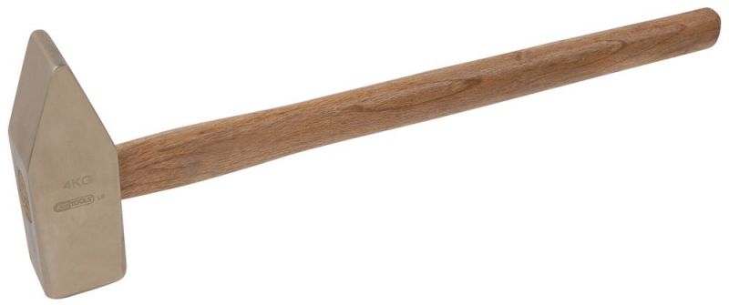 KS TOOLS Masses BRONZEplus 10000 g, manche en Hickory - 963.2037