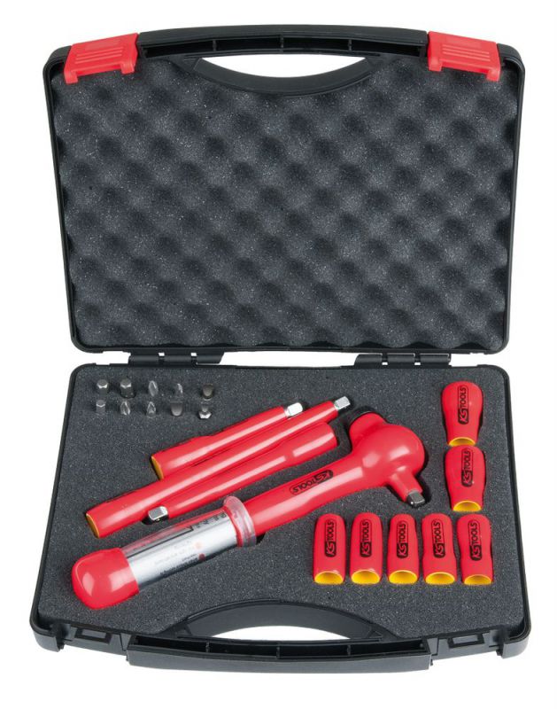 KS TOOLS 1/4" Coffret de douilles isolées, 21 pcs - 117.1876