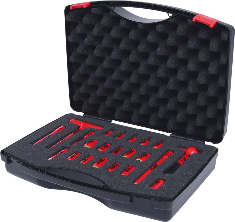 KS TOOLS 1/4" Coffret de douilles isolées, 22 pcs - 117.1877