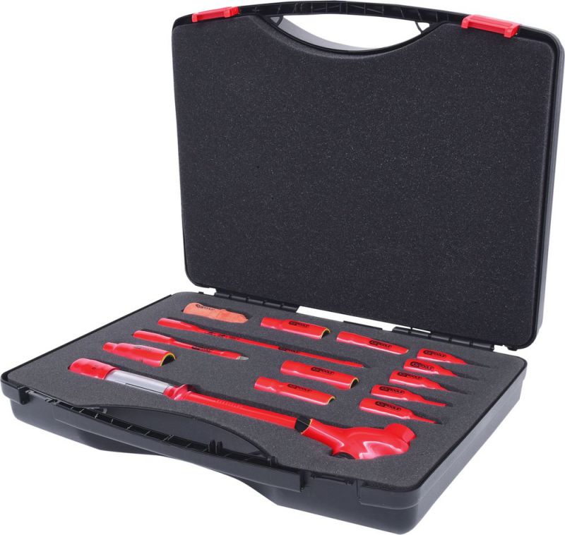KS TOOLS 3/8" Coffret de douilles isolées, 14 pcs - 117.1881