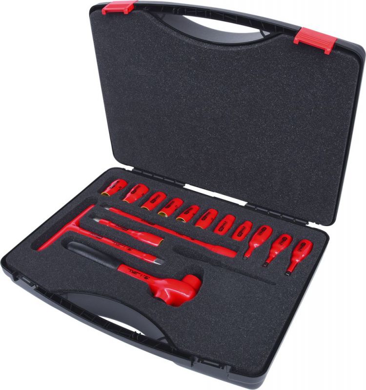 KS TOOLS 1/2" Coffret de douilles isolées, 15 pcs - 117.1883