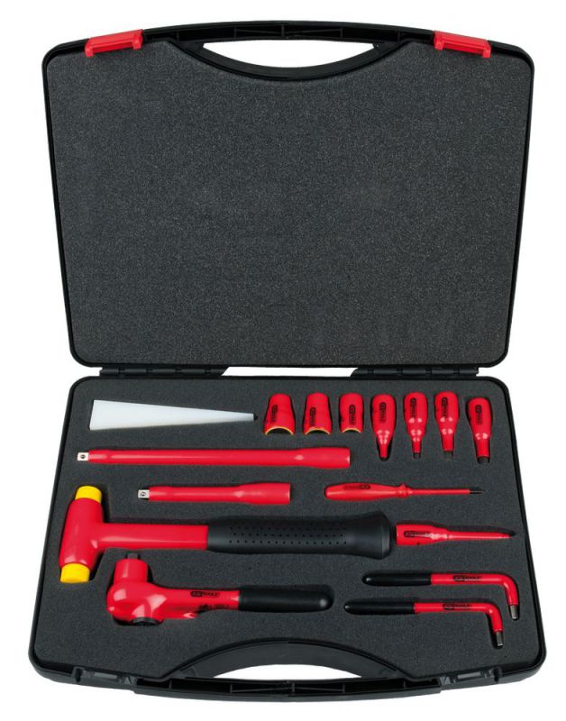 KS TOOLS 3/8" Coffret de douilles isolées, 16 pcs - 117.1885