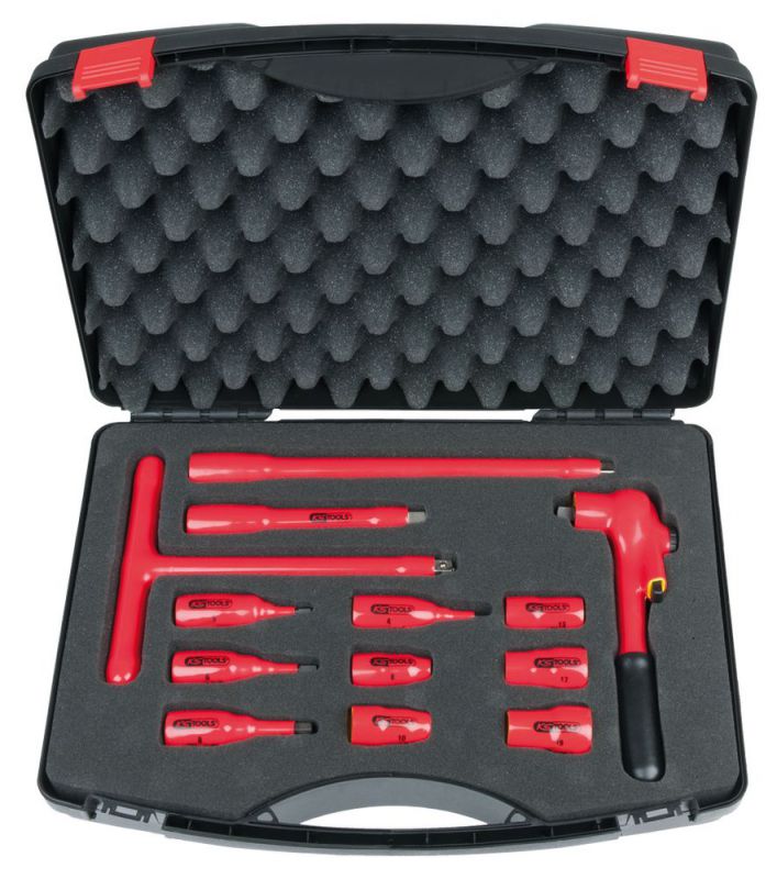 KS TOOLS 3/8" Coffret de douilles isolées, 13 pcs - 117.1886