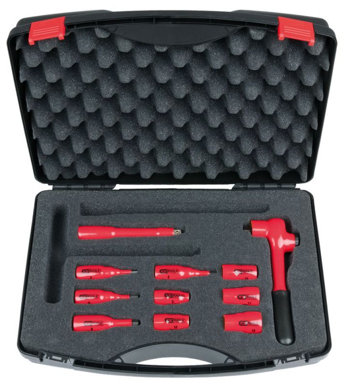 KS TOOLS 3/8" Coffret de douilles isolées, 11 pcs - 117.1889