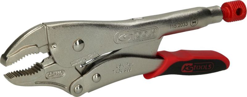 KS TOOLS Pinces étaux-ajustables,55mm,L=225mm - 115.2033