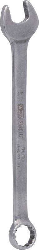 KS TOOLS Clés mixtes coudées EDELSTAHL, 17 mm - 964.0117