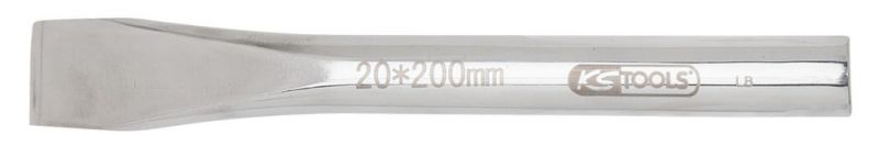 KS TOOLS Burin plat EDELSTAHL, 22x250 mm - 964.3104