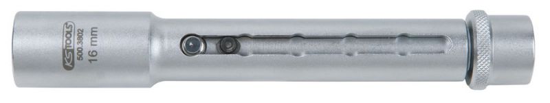 KS TOOLS 3/8" Douilles télescopique pour bougies, longueur réglable, 14 mm - 500.3801