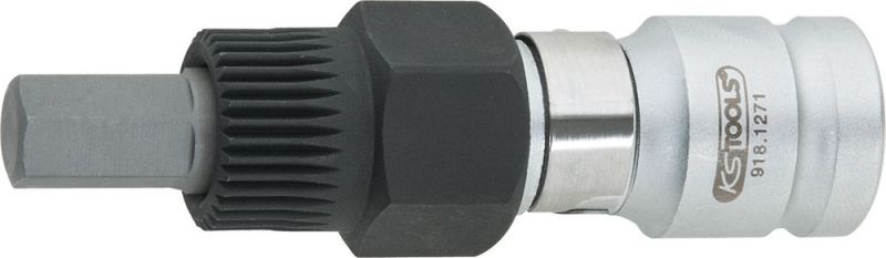 KS TOOLS 1/2" Douille 6 pans pour poulies débrayables d'alternateur, 10 mm, 70 mm - 150.3157