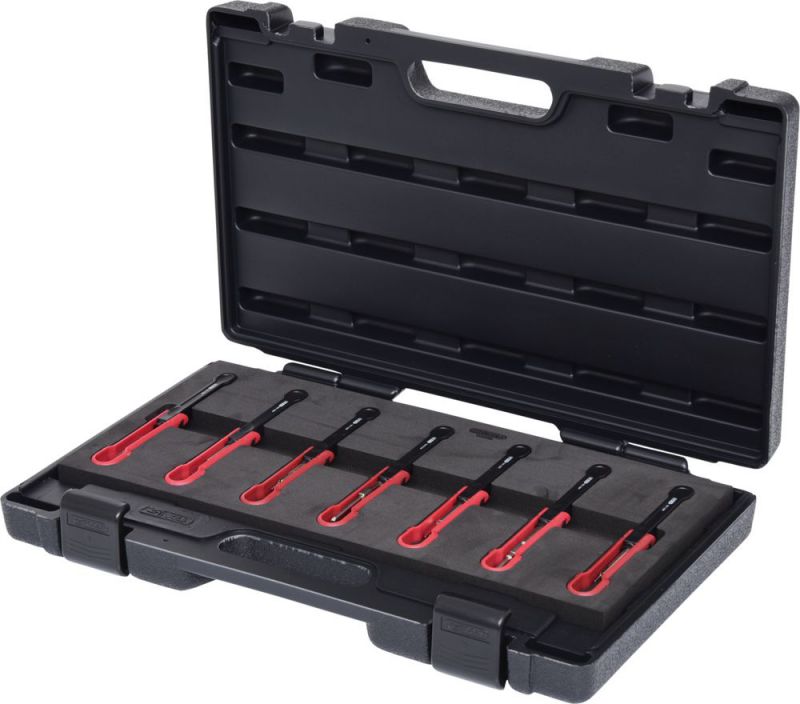 KS TOOLS Assortiment d'extracteurs de cosses pour connecteurs Renault / PSA, 7 pcs - 154.0160