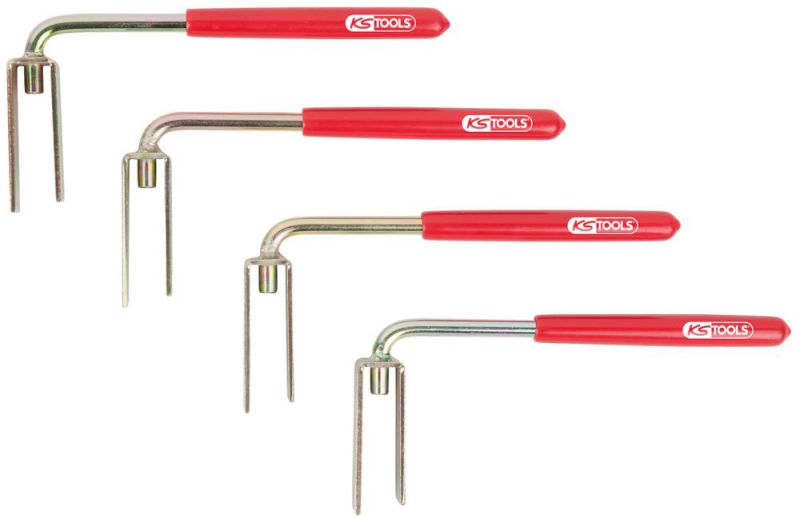 KS Tools Bremsleuchten-Demontage-Gabel-Satz für Mercedes, 4-tlg - 150.1691