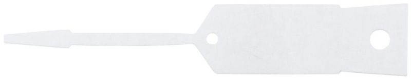 KS TOOLS Portes-clés, blanc, pack de 500, weiß - 500.8018