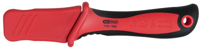 KS TOOLS Couteau à dénuder isolé, 180 mm - 118.1394