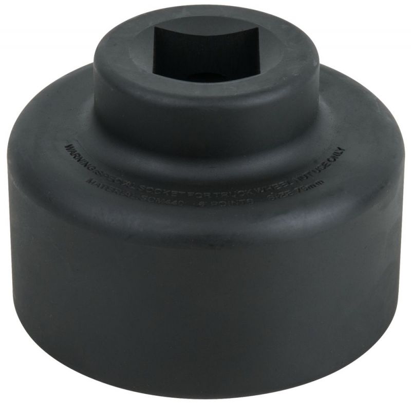 KS TOOLS 1" Douille d'écrou d'essieu, 6 pans, courte, 75mm - 460.0215