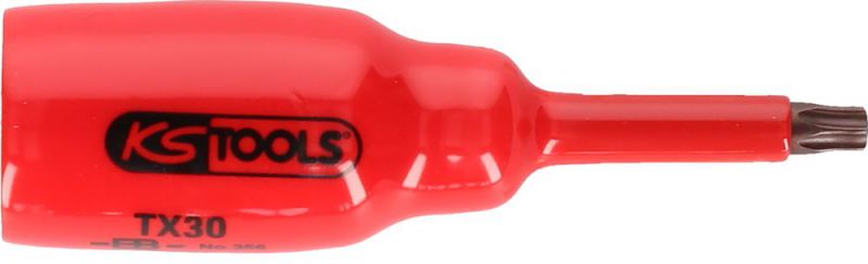 KS Tools 1/2" Bit-Stecknuss mit Schutzisolierung für Torx-Schrauben, T50, kurz - 117.2441