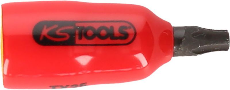 KS Tools 1/4" Bit-Stecknuss mit Schutzisolierung für Torx-Schrauben, T27 - 117.2476