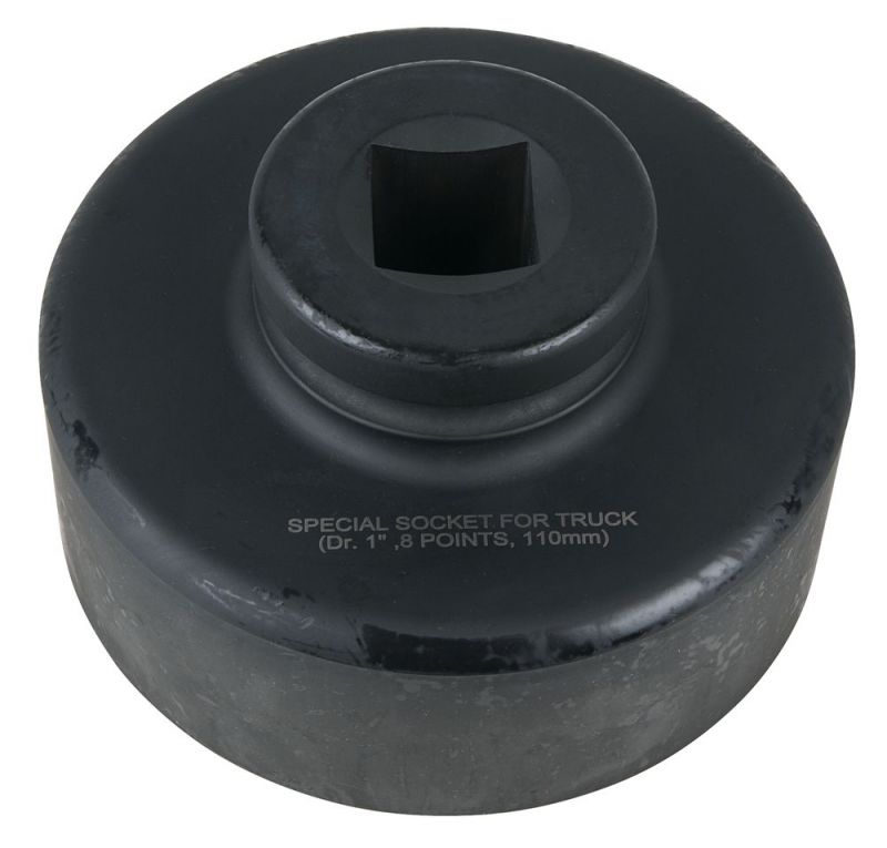 KS Tools 1" Achsmuttern-Schlüssel, 8-kant, kurz, 110 mm - 460.3320