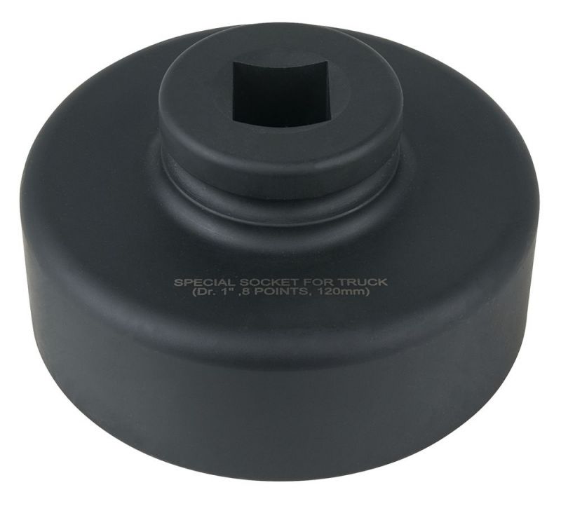 KS Tools 1" Achsmuttern-Schlüssel, 8-kant, kurz, 120 mm - 460.3330