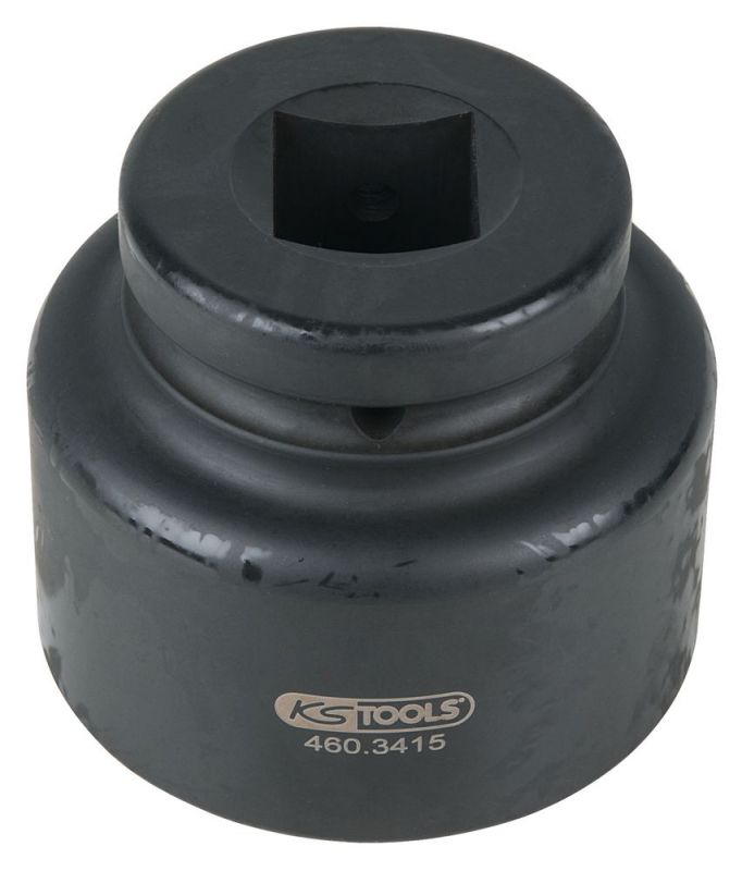 KS Tools 1" Achsmuttern-Schlüssel, 8-kant, kurz, 70 mm - 460.3415