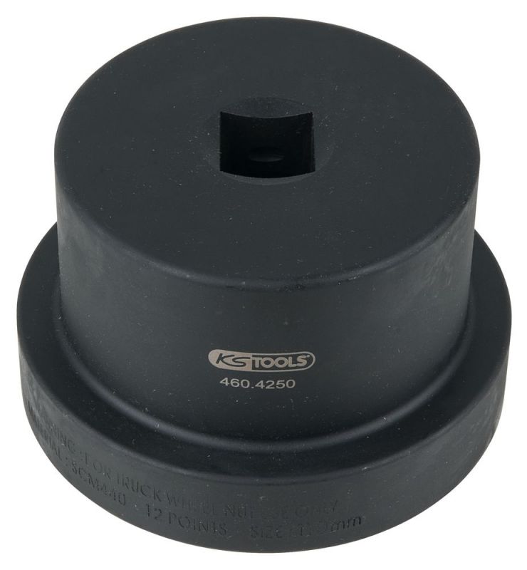 KS Tools 1" Achsmuttern-Schlüssel mit Führungsbund, 12-kant, 110 mm - 460.4250